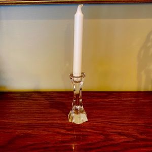 Kosta Boda crystal candle holder